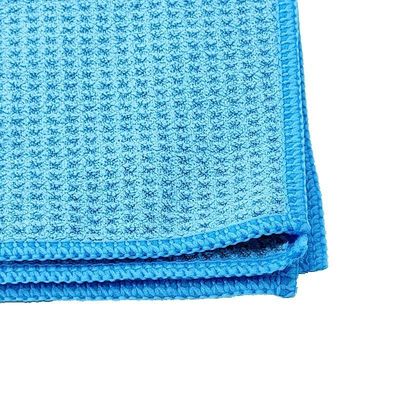 Polyester Microfiber Car Care Product 380 GSM Waffle Weave Drying Towels for Detailing