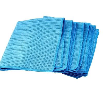 Polyester Microfiber Car Care Product 380 GSM Waffle Weave Drying Towels for Detailing