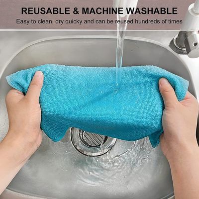 80% Polyester 20% Polyamide Microfiber Towel for Car Wash and Kitchen Cleaning Towels