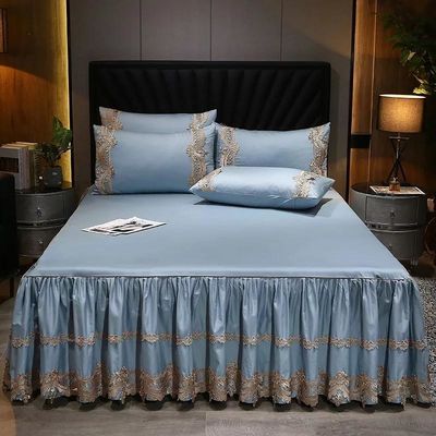 Add Style and Comfort to Your Bedroom with Bed Skirts in Polyester Cotton Fabric