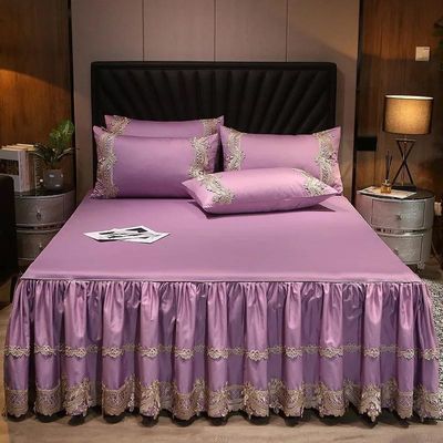 Add Style and Comfort to Your Bedroom with Bed Skirts in Polyester Cotton Fabric
