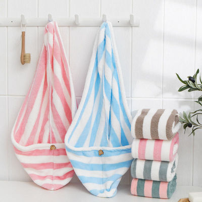 Highly Absorbent Microfiber Hair Drying Turban for Quick Dry Curly Long Thick Hair