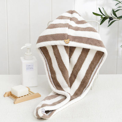 Highly Absorbent Microfiber Hair Drying Turban for Quick Dry Curly Long Thick Hair