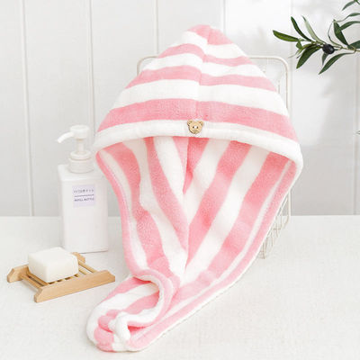 Highly Absorbent Microfiber Hair Drying Turban for Quick Dry Curly Long Thick Hair