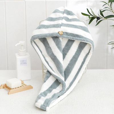 Highly Absorbent Microfiber Hair Drying Turban for Quick Dry Curly Long Thick Hair