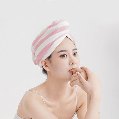 Highly Absorbent Microfiber Hair Drying Turban for Quick Dry Curly Long Thick Hair
