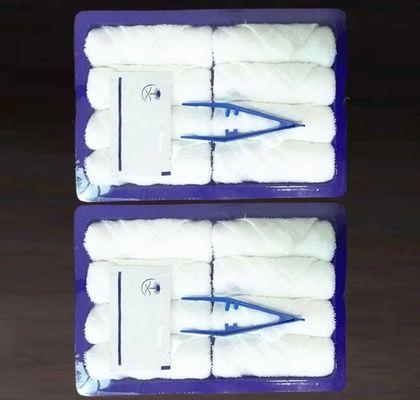 25*25cm Logo White Airplane Cotton Pallet Towel Antipilling and Wrinkle Fade Easy Care