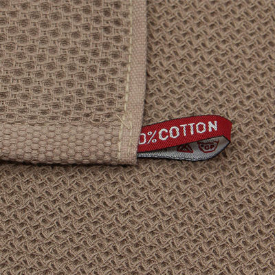 Highly Absorbent 100% Cotton Kitchen Towels Waffle Weave for Baristas and Tea Lovers