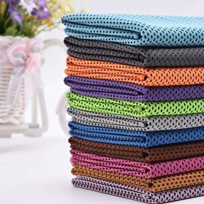 Nonwoven Double Layers Polyester Quick Dry Sports Cool Towel for Instant Refreshment