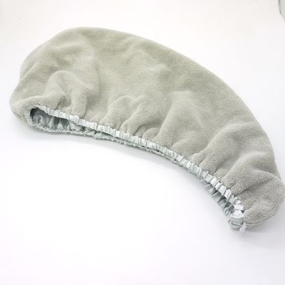Plain Dyed Double Layer Stain Silk Hair Wrap Towel for Professional Drying Results