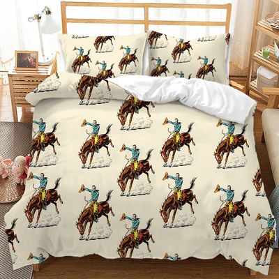 Personalized Sunflower Leopard Print Duvet Sheet Cover Set for Non-Disposable Bedding