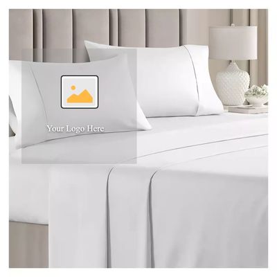 European and American Style 400TC Luxury Embroidered Duvet Cover Set for Queen Size Bed