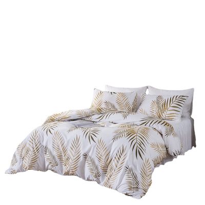Printed 3 Pieces Bedding Set for King Size Bed Duvet Cover Set and Designer Bed Sheet