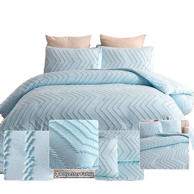 Hotel/Home/Hospital 22 Piece Microfiber Bedding Set with Matching Curtains Modern Style