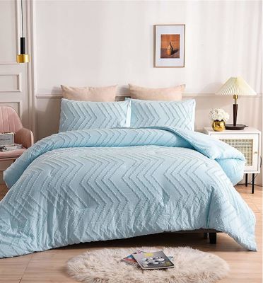 Hotel/Home/Hospital 22 Piece Microfiber Bedding Set with Matching Curtains Modern Style