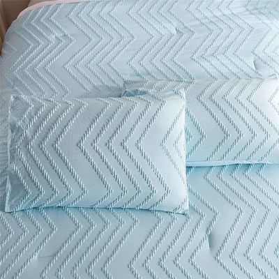 Hotel/Home/Hospital 22 Piece Microfiber Bedding Set with Matching Curtains Modern Style