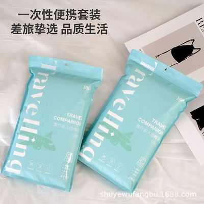 Non-woven 4 in 1 Bedding Set for Travel 40 Fabric Count Disposable Sheets Hospital