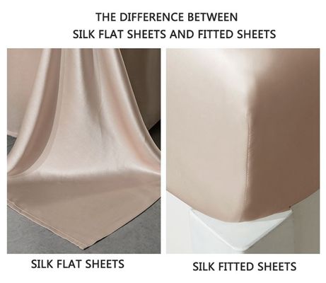 Get a Good Night's Sleep with this Mulberry Silk Duvet Cover Fitted Sheet Bedding Set