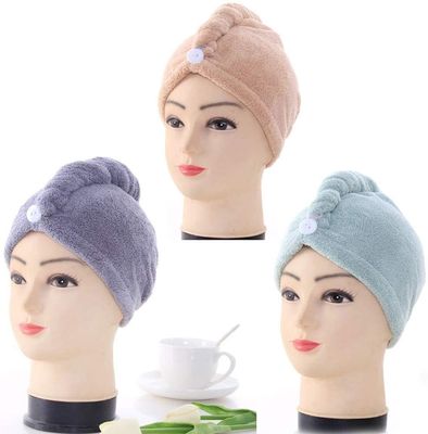T/T Payment Term BSCI Microfiber Hair Towel Wrap Women Magic Rapid Hair Drying Towel