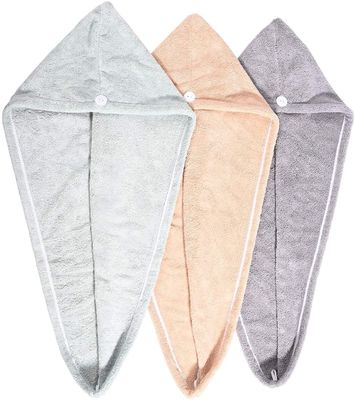 T/T Payment Term BSCI Microfiber Hair Towel Wrap Women Magic Rapid Hair Drying Towel