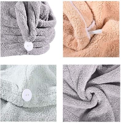 T/T Payment Term BSCI Microfiber Hair Towel Wrap Women Magic Rapid Hair Drying Towel