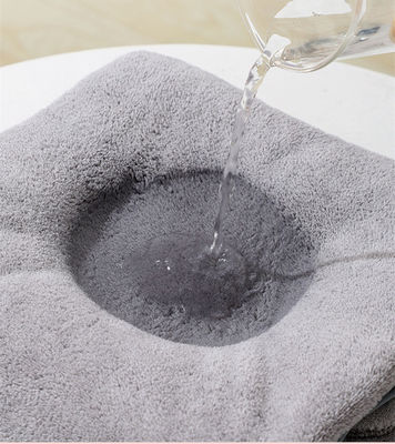 House Cartoon Design Velvet Hooded Baby Kids Bath Towel with Good Absorption 80*80cm