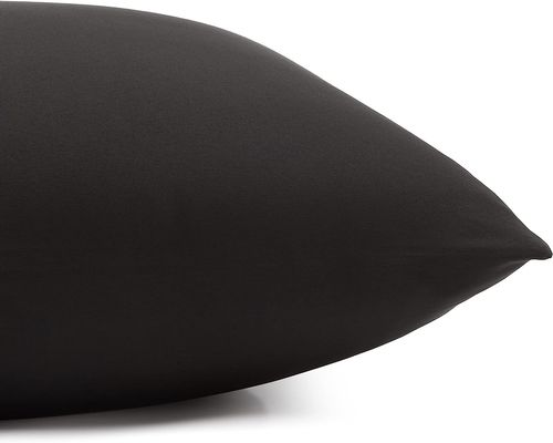 Washable Super Soft Microfiber 4 Piece Bed Sheet Set with Deep Pockets Queen Black Solid