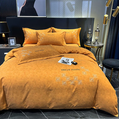 Luxury Home Textile Egyptian Cotton Bedding Sets With Matching Curtains for King Size Bed