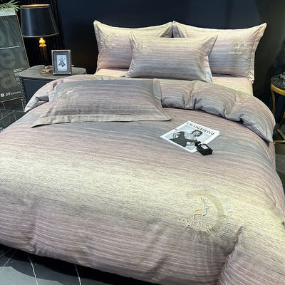 1 Cover 1flat Sheet /bedsheet 2pillowcase Pink Egyptian Cotton Bedding Set for Home Baby