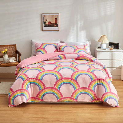 White Floral Bedding Sets for Kids Boys Girls Twin 2 PCs Glow in The Dark Duvet Cover