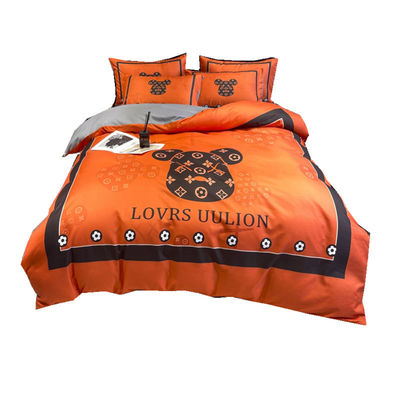 100% Polyester Wedding Four-Piece Kit Bedding Set For Hotel And Home